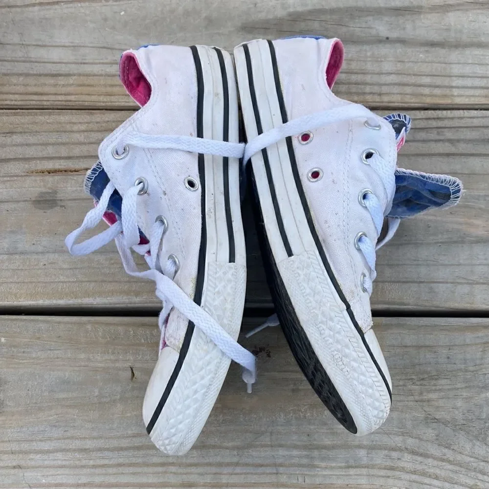Converse All Star CTAS Double Tongue White/purple  Sneakers
